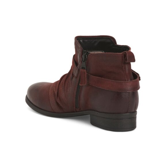MIZ MOOZ Merlot Leather Suzy Booties - Picture 2 of 2
